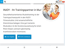 Tablet Screenshot of injoy-muri.ch